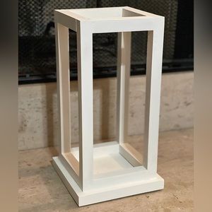 Wooden candle lantern